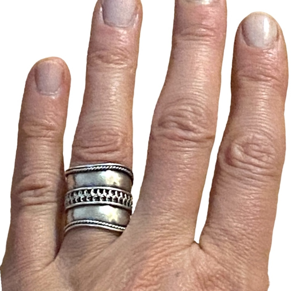 Sterling Silver vintage 925 Handmade boho Ring